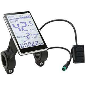 VGEBY Electric M5 LCD Panel Screen, 5 Pin 24V-60V Universal E Scooter & Bike LCD Display Meter, Easy Install, ABS Material, Cycling Computer Accessory