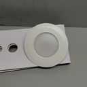 Jolux 4-Pack 5/6" 5CCT Retrofit LED Recessed Lighting, Selectable 2700K/3000K/3500K/4000K/5000K,12W=60W,800Lumen,Dimmable Can Lights, Adjustable Retrofit Downlight Installation, Bevel Trim