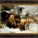 Vintage 16x20 Frame for Canvas Oil Paintings, Black Gold Heavy Wood Frames for Memorial Portraits, Ornate Open Back Wall Frame for Artists Designers Show, No Cover & Back