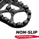KEMIMOTO Motorcycle Foot Peg Foot Rest Compatible with Surron Light Bee X/S Footpegs x260 and x160 Talaria Sting MX3 MX4 Talaria XXX Electric Dirt Bike Black
