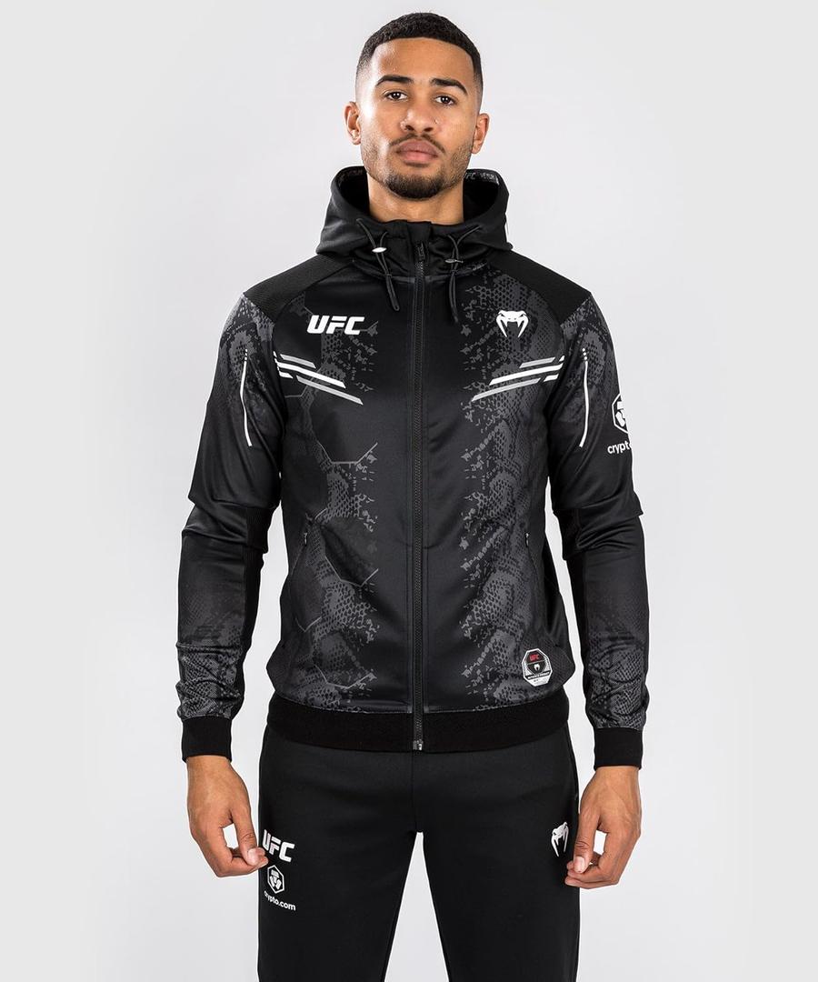 Venum UFC Adrenaline Authentic Fight Night Men's Walkout Hoodie - Black - Large
