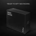 ZivPlay Graded Card Storage Box Graded Card Case for Sports Cards and Trading Card with Slab Holder Fits 108 PSA GMA 78 BGS HGA 88 SGC CSG or 375 Toploader Cards Antitheft Lock Black Color