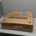 HAIOOU Nightstands Set of 2, Mid Century Modern Night Stand with Charging Station, End Table with Storage Drawer Premium Matte Black Handle,Side Table with Pine Wood Legs for Home Bedroom Living Room