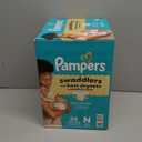 Pampers Swaddlers Diapers, Size 0 (up to 10 lbs), 84 Count, Absorbent, Keeps Baby Dry and Comfortable, Skin Safe Disposable Baby Diaper (Newborn)