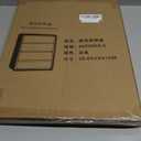 4-Tiers Clear Display Case for Figures, Wall-Mounted Display Box with Adjustable Shelves, Dustproof Display Cabinet Organizer for Mini Figures, Blind Box Toys and Collectibles (White)