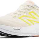 New Balance Women's Fresh Foam X Vongo V6 Running Shoe (5, Sea Salt/Lemon Zest/Light Chrome Blue)