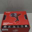 Cordless Impact Wrench 1/2" Compatible with Milwaukee 18V Battery, 1600Ft-lbs(2200N.m) High Torque Impact Gun Heavy Duty, Brushless Electric Power Impact Driver with 4 Speed Modes & LED Work Light