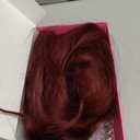 Burgundy Red Wig with Bangs 26 Inch Long Curly Wavy Wigs for Women Begineer-friendly Synthetic Wig for Daily Party Holiday Use