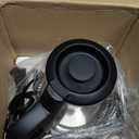 Chefman Electric Kettle with Tea Infuser, Compact 1L (4 Cups), 1500W, Removable Lid for Easy Cleaning, Boil-Dry Protection, Stainless Steel Filter, BPA Free, Auto Shut Off, Small Electric Tea Kettle (Black)