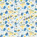 6 x The Dreidel Company Hanukkah theme Gift Wrap Design, Chanukah Gift Wrap 28" X 20" inch Sheet Chanukah Wrapping Paper (Single (2 Sheets))