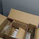 Gibson Home Bethel 18 Piece Plates and Bowls Ceramic Stoneware Organic Shape Dinnerware Set (Service for 6) - Matte White