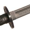 Polypropylene Plastic Sword Black 39 inches, Used for Cosplay,Daily Practice, Gift, Party Decoration