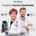 DR. BRACE ELITE Knee Brace For Knee Pain, Compression Knee Sleeve With Patella Pad For Maximum Knee Support And Fast Recovery For Men And Women-Please Check How To Measure Video (Mercury, Large)