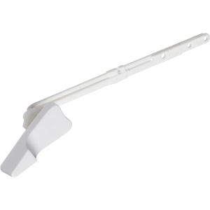Plumb Craft 12 x 3 in. White Toilet Flush Lever Handle 7641100T, Toilet Handle Replacement for Standard Toilet, Toilet Flush Handle Replacement, Essential Toilet Tank Part for Toilet Repair