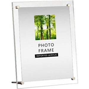 Modern Acrylic Photo Frame - Desktop/Free Standing (8x10 inch)