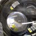 1 Pair 7 inch LED Headlights Round, H6024 High Low Sealed Beam, Compatible With Jeep Wrangler TJ JK CJ Hummer H1 H2, Black