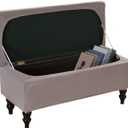 FUANGUI Ottoman Cover Stretch Storage Ottoman Bench Slipcover Printed Folding Storage Bench Ottoman Cover Footrest Stool Slipcover Footstool Protector Cover with Elastic Bottom, Large