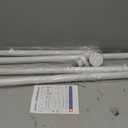 Extra Long Tension Rod 41-165inch Heavy Duty Tension Curtain Rods no Drilling Outdoor Curtain Rod for Patio,Windows,Shower,Doorway,Spring Rods Diameter 1.26inch White