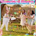 Vinsot Granny Pants Toss Game for Easter, Funny Yard Game for Adults, Outdoor Party Activity with Colorful Eggs