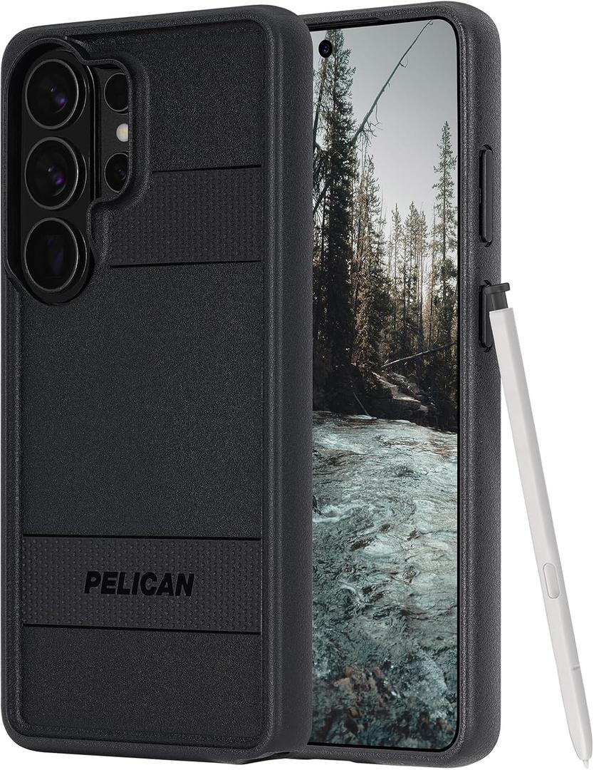 Pelican Protector Samsung Galaxy S26 Ultra Case [Magnetic and Wireless Charging] Rugged Phone Cover with 16ft Military-Grade Drop Protection - Heavy Duty Case for Samsung Galaxy S26 Ultra 6.9" - Black