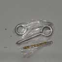 2Pcs 6 Inch Heavy Duty Screw Eyes Hooks, 304 Stainless Steel Self Tapping Eyelet Screw Eye Bolts,800LBS Breaking Strength, Screw in Eye Hooks for Wood Securing Cables Wire. (2, M10-6 Inch)