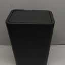 TIPGO Bathroom Trash Can with Lid, 10 Liter/ 2.6 Gallon Slim Garbage Can, Small Trash Bin Waste Basket with Pop-Up Lid for Kitchen, Bedroom, Living Room, Office (Black)