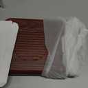 Sourdough Starter Warmer, Precise Thermostat Control (70-100F) Sourdough Warming Mat for Kitchen, Auto On/Off, 0-12 Hours Timer, Fits Jars Up to 40oz, Perfect for Home Baking (Wood Grain)