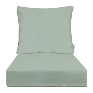 Cast Greens & Blues Deep Seating Pillow Back Chair Cushion Set, 3 Pack