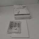 Nxconsu Cabinet Shelf Expandable Height Adjustable Organizer Riser for Kitchen Cabinet Pantry Cupboard Under Sink Countertop Organization Storage Space Saver Stackable Heavy Duty Metal White (8.6D * 13.8-24.8W * 9.7H)