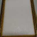 upsimples 4x6 Picture Frame with Real Glass, Ornate Vintage 4 x 6 Photo Frames for Wall Decor or Tabletop Display, Gold, 2 Pack