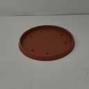 14 Inch Plant Saucer, Plastic Plant Trays for Pots, Plant Saucers for Indoors Round, Planter Tray for Plants (14", Terracotta)