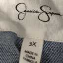 Jessica Simpson Womens Plus Denim Stretch Denim Jacket (3X, Jefford/Jefford)