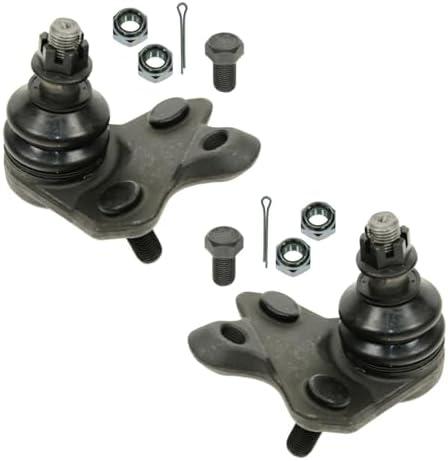 TRQ Front Lower Driver and Passenger Side Ball Joint Set Compatible with 2019 Toyota Corolla Sedan 09-18 Corolla 09-13 Matrix Base 03-08 Matrix 05-10 Scion tC 09-10 Pontiac Vibe L4 1.8L 03-08 Vibe