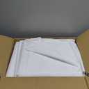 10-Pack White Round Tablecloths, 84 Inches, Stain-Resistant Polyester for 3-5 Ft Round Tables - Washable Table Covers for Weddings, Banquets, Birthday Parties, Events