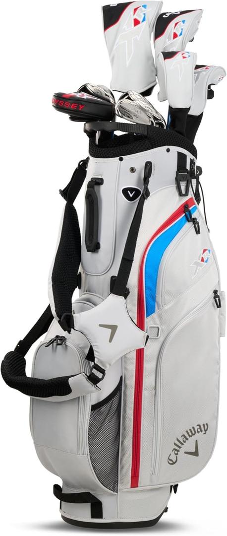Callaway Golf 2026 XR Complete Golf Set, Blue/Red, Right, Graphite, Regular, #A, #7, #S55, #P, #9, #8, #6, #Driver 10.5, Putter #7, XR Wood, 