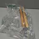 Pack of 2 Danish Dough Whisk, Kitchen Baking Flour Mixing Tool for Sourdough, Bread, Flour Paste, Butter, Pancake, Pizza, Cake, Pastry, Biscuits, Wooden Handle Stainless Steel Ring