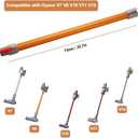 Replacement Wand Tube for Dyson Stick V15 V11 V10 V8 V7 Vacuum Parts, Extension Vacuum Replacement Parts, 28.7 In (Orange)