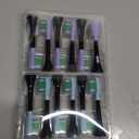 Replacement Toothbrush Heads 12 Pack Compatible with AquaSonic Black Series, Duo PRO, Vibe Series HDC Electric Toothbrush (12Pack) Black