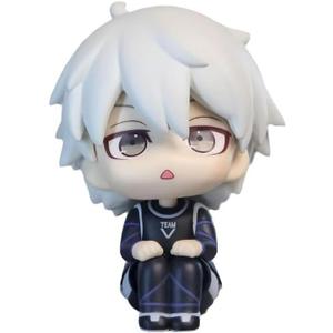 Nagi Seishiro Figure Anime Look Up Figurine 3.9'' PVC Cute Q Version Action Figure Model Cake Topper Collectible Statue (3.9 inch)