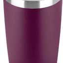 SUNWILL Travel Coffee Tumbler 20 oz, Insulated Mug with Lid, Stainless Steel Cup for Hot and Cold Drinks, Powder Coated Plum