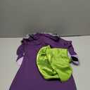 Halloween Costume Dresses Long Sleeve Bodycon Purple Daphne Mini Dress with Scarf L 