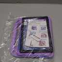 BMOUO Kids Case for iPad 9th/8th/7th Generation, with Built-in Screen Protector, Shockproof Handle Stand Kids iPad 10.2" Case 2021/2020/2019, Light Purple