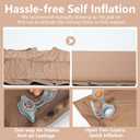 BISINNA Self Inflating Sleeping Pad Thick Foam Sleeping Mattress with Pillow for Camping Lightweight Insulated Sleeping Mat Fast Inflating for Camping Travel Car Tent