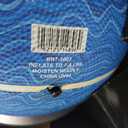 Baden Hex Deluxe Rubber Basketball, Black/Blue 29.5