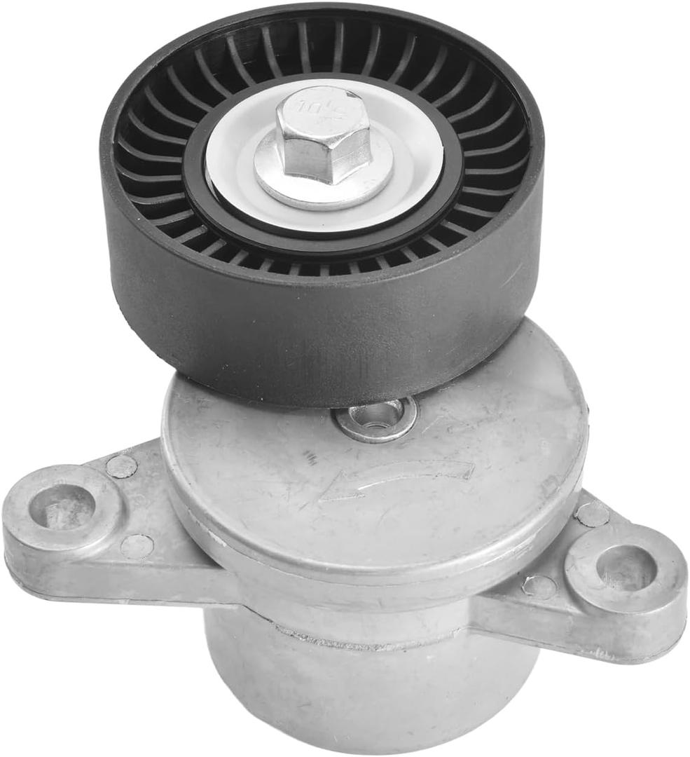 39475 Automatic Belt Tensioner w/Pully Compatible with 2017-2022 Ford F-150/Transit/Expedition, Lincoln Navigator V6 3.3L 3.5L Flex/GAS, Turbocharged & Naturally Aspirated