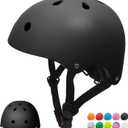 Glaf Toddler Helmet for 2-8 Years Kids Bike Helmets Baby Girls Boys Multi-Sport Adjustable Skateboard Bicycle Helmet Lightweight 4 Sizes for Toddlers (XS: 18.9-19.7 / 48cm-50cm, Black)