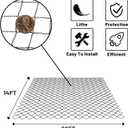 Rainleaf Pond Netting, 14' x 20' Pond Net Cover, Koi Pond Netting for Leaves, Heavy Duty Koi Pond Net Protecting Koi Fish from Herons, Stakes Included, Snare Nets