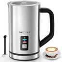 Secura Milk Frother, Electric Milk Steamer Stainless Steel, 8.4oz/250ml Automatic Hot and Cold Foam Maker and Milk Warmer for Latte, Cappuccinos, Macchiato, 120V