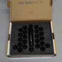 Dynofit 14x1.5 Spline Lug Nuts Compatible with Chevy Silverado 1500 GMC Sierra Ford,Aftermarket Wheel Lug Nuts Set for F150 2015-2024, 24PCS Black Truck Nuts Sets Include 1 Socket Key for Fuel Wheel