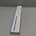 ZhiYo 136in Corner Cable Concealer, Corner Cord Hider for One Cord, Wire Covers for Cords, Paintable Cord Cover, Cable Management Channel, Raceway for Wall, Floor Baseboard, Ceiling - 8 x L17in (White) (Small - 136in)